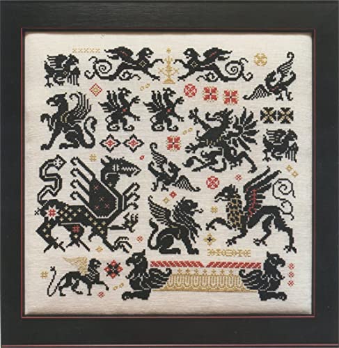 Rosewood Manor S-1270 Griffins of The Kingdom Chart by Karen Kluba