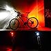 AKALE Rechargeable Bike Lights Set, Super Bright LED Bicycle Lights Front and Rear, 4 Light Mode Options, 650mah Lithium Battery, Bike Headlight, IPX4 Waterproof, 2 USB Cables 4 Strap Included