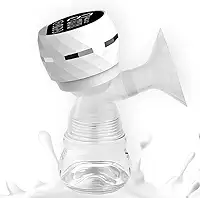 Bomba de Tirar Leite Elétrica, Portátil e Silenciosa – Extrator de Leite Materno Confortável, Compacta e Discreta com Massageador de Mama, Tela LED, 2 Modos e 9 Níveis de Sucção