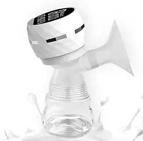 Bomba de Tirar Leite Elétrica, Portátil e Silenciosa – Extrator de Leite Materno Confortável, Compacta e Discreta com Massageador de Mama, Tela LED, 2 Modos e 9 Níveis de Sucção