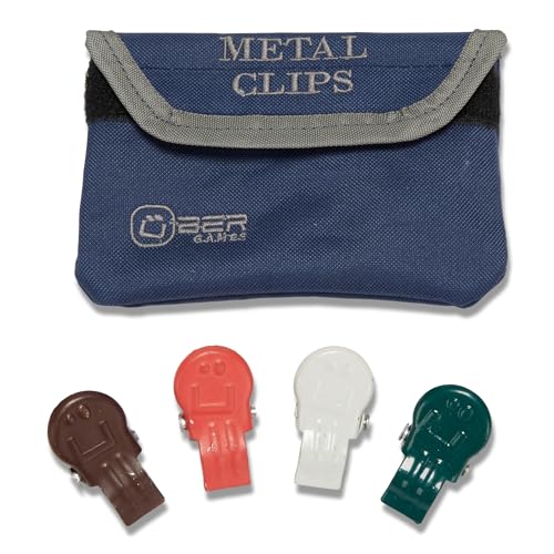 Uber Games Croquet Metal Clips - 2nd Colours - with bag, Small