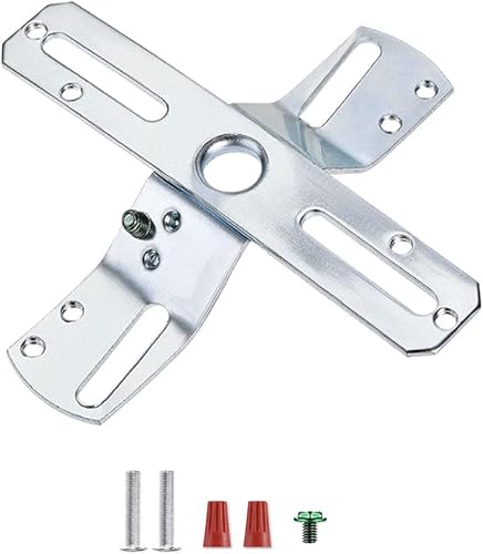 Barra transversal universal de 4 pulgadas soporte de montaje para lámpara piezas de luz universales con tornillos para montaje de luz de pared