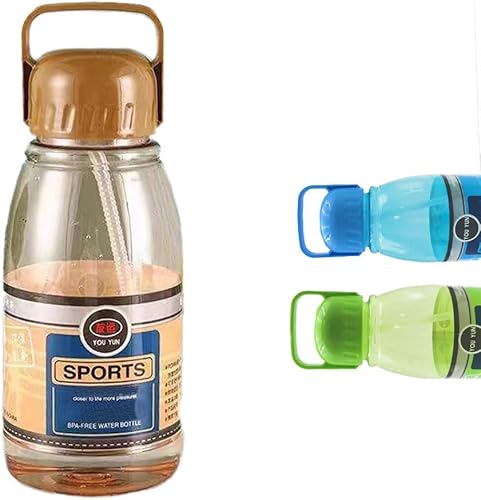 Miniatura 1 de WEIRUIFANZHI Botella de agua grande de 67 onzas con colador de frutas y pajilla, botella de filtro de agua sin BPA a prueba de fugas para gimnasio