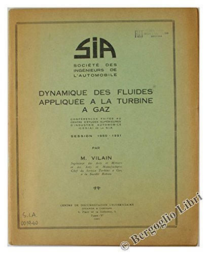 DYNAMIQUE DES FLUIDES APPLIQUEE a LA TURBINE a