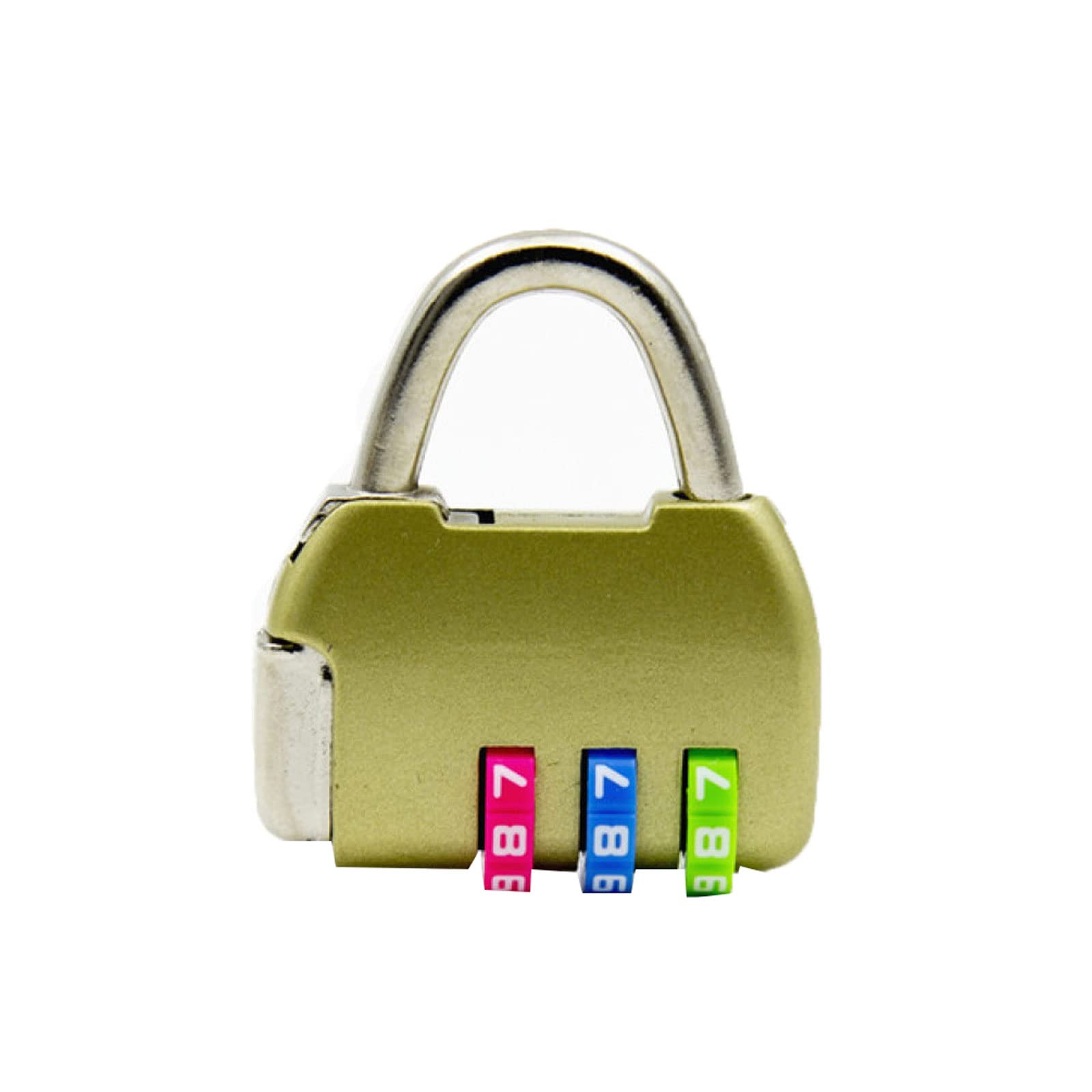 Lucchetti a combinazione， Lucchetti per valigie Lucchetto con codice for bagagli, valigie, zaini e borse, lucchetto for armadietti, lucchetto for cassetti(B,B)