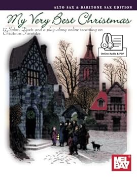 Paperback My Very Best Christmas, Alto Sax and Baritone Sax Edition Book