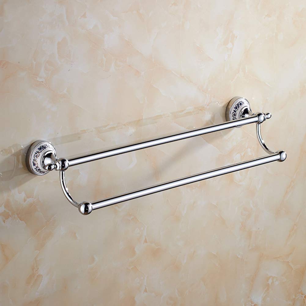 Porte-serviettes chrome haut de gamme en cuivre lourd CHEWYNP