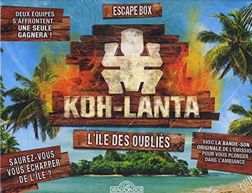 Koh-Lanta - L'île des oubliés Escape Box - Escape game enfant de 2 à 5 joueurs - Dès 8 ans - Tome 1 (1)