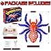 POPPLAYING Wall Climbing Spider Robot - Gravity-Defying Ceiling & Floor Crawler with LED Eyes, 360° Stunts, Rechargeable RC Spider Toy for Kids Ages 3+