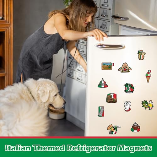 Imanes Decorativos Italianos 12 unidades PVC miniatura 4