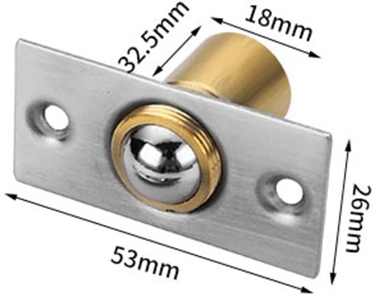 Stainless Steel Invisible Door Screen Spring Can Adjust Copper Block