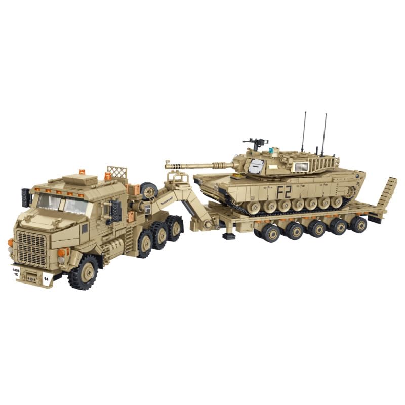 Amazon.com: Lemess Military M1070 Armored Transports Tank Building