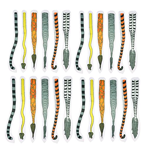 【オフィス弥生】 【布製しっぽ】絵本から飛び出した しっぽ取りゲーム (24本セット (各動物4本ずつ))