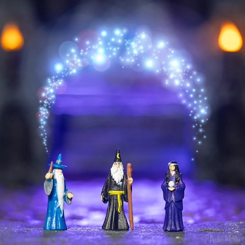 アーチー・マクフィー 小さな魔法使いの箱 ノベルティ ミニフィギュアセット(3ピース)