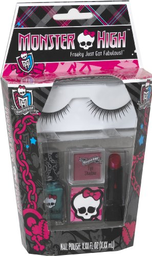 Markwins 9142800 Monster High schaurig Schönes Maquillage Set, 1er Pack (cils, vernis à ongles, rouge à lèvres, ombre à paupières)