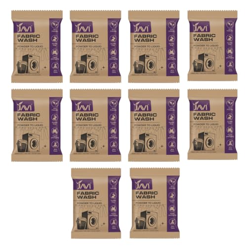 Image of Javi Organic Powder to Fabric Wash | 5L | Lavender Fragrance | Natural, Plant Based, Eco-Friendly, Non-Toxic | Removes Stains & Odour, Protects Colour | Laundry Detergent