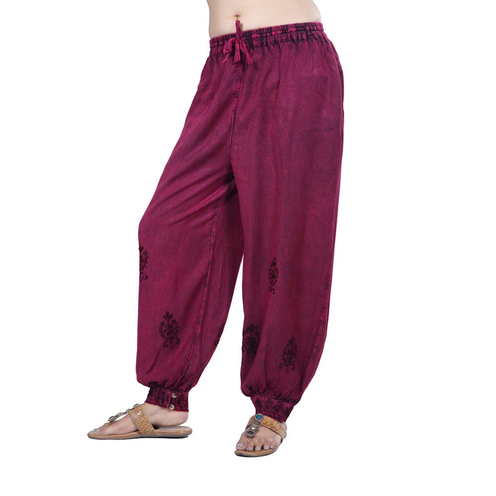 purpura Women's Loose Fit Harem Pants-picture-50