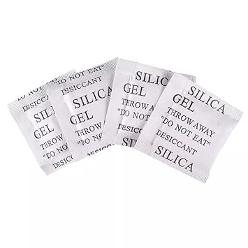 Tjikko Premium Silica Gel White 2 Gram Packets Desiccant Dehumidifiers for Moisture Absorption (2 Gram X 125 Pcs = 250 Gram)