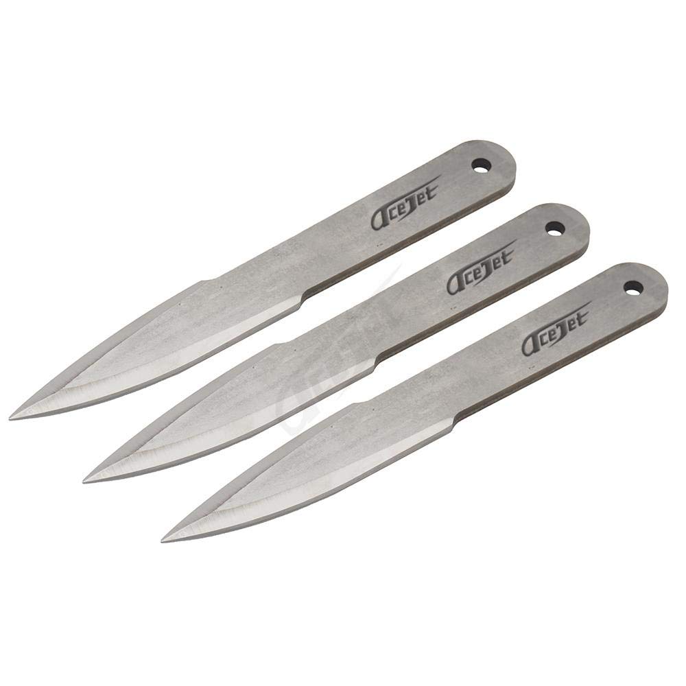 Eljet AceJet Grizzli 3 Pieces Thrower Set Throwing Knives Adam Celadin Steel 9,5 Inch
