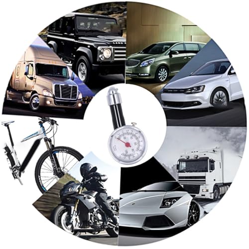 Shurhome Accurate Car Tire Pressure Gauge for Safe Driving and Extended Tire Life High Precisions Tire Deflation Pressure Gauge