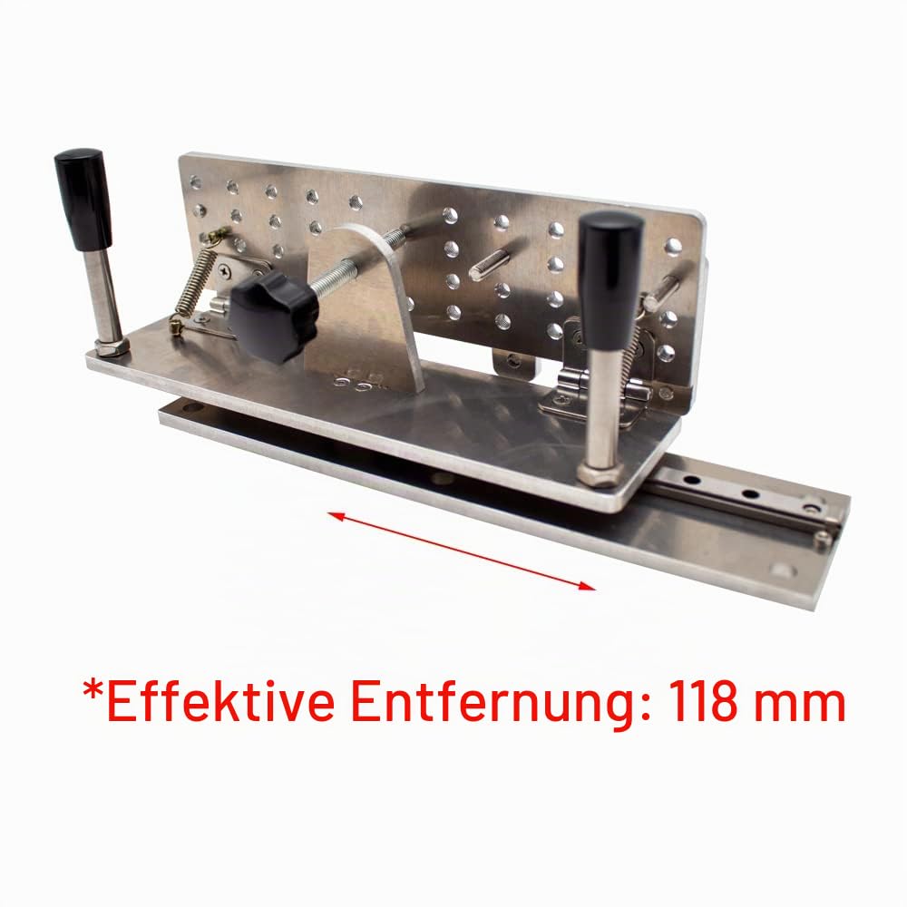 Toplionace Universal Messerschärfer Locator mit 260mm Beweglicher Schiene | Bandschleifer Messer Schärfeinrichtung DIY Hand Messer Schärf Clip