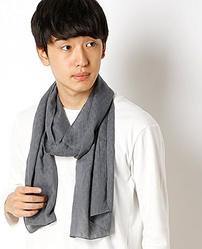 Amazon ナノ ユニバース メンズ Nano Universe 18ss ソリッドカラー ストール 0グレー F ストール マフラー 通販