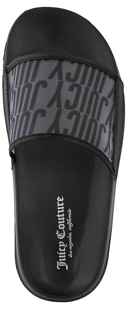 Juicy Couture Slide Sandals, Beach Flats for Women, Summer Shoes