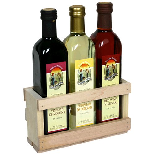 Dal Raccolto Vinegar Gift Packs, Chianti, Balsamic and Tuscany, 3-Count, 16.9 Fl. Ounce Bottles