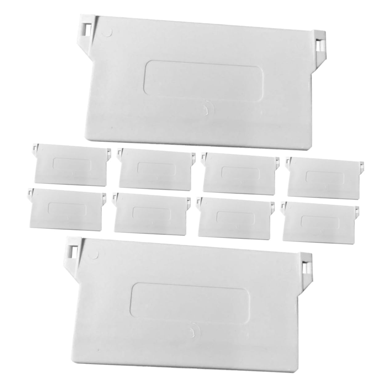 STOBAZA 48pièces Poids De Remplacement pour Lattes De Stores Verticaux Accessoires Plastique Lourd pour Stores Vénitiens Faciles à Installer Et