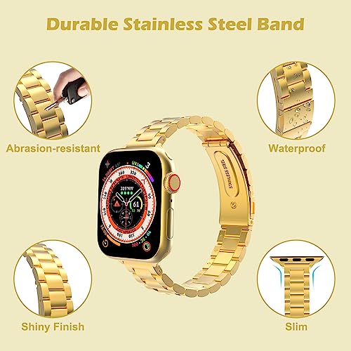 MoKo Slim Metal Band Compatible with Apple Watch 38/40/41/42mm - image 3
