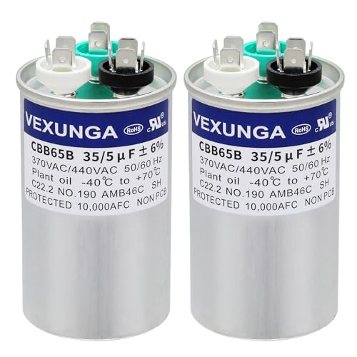 VEXUNGA 2PCS 35+5uF Capacitor