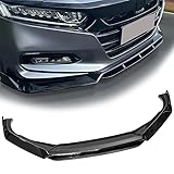 Ombialo Front Bumper Lip Compatible with Honda Accord 10th Gen 2018 2019 2020 Lower Lip Splitter Trim Protection Spoiler 4PCS (Gloss Black)