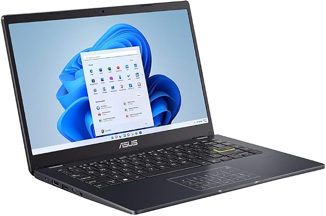 ASUS Vivobook L410MA Full HD 14.0 inch Laptop (Intel Celeron N4020, 4GB RAM, 64GB eMMC, Windows 11) Ships with 1 Year Microsoft Office 365 Subscription