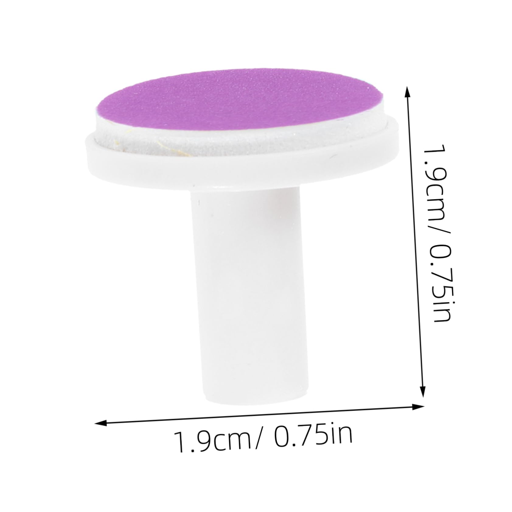 COLLBATH Nail Grinding Bits Kit 6pcs Replacement Heads Baby Nail Trimmer Compatible Gentle Nail Grinding for Newborns