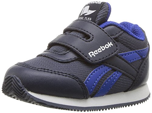 Reebok Unisex-Kid's Royal Cljog 2RS KC Sneaker, Collegiate Navy/Vital blu, 4 Child US Little Kid