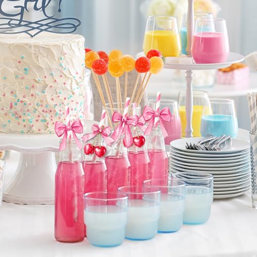 Pitillos de papel con lazo y cereza, 50 unidades miniatura 6