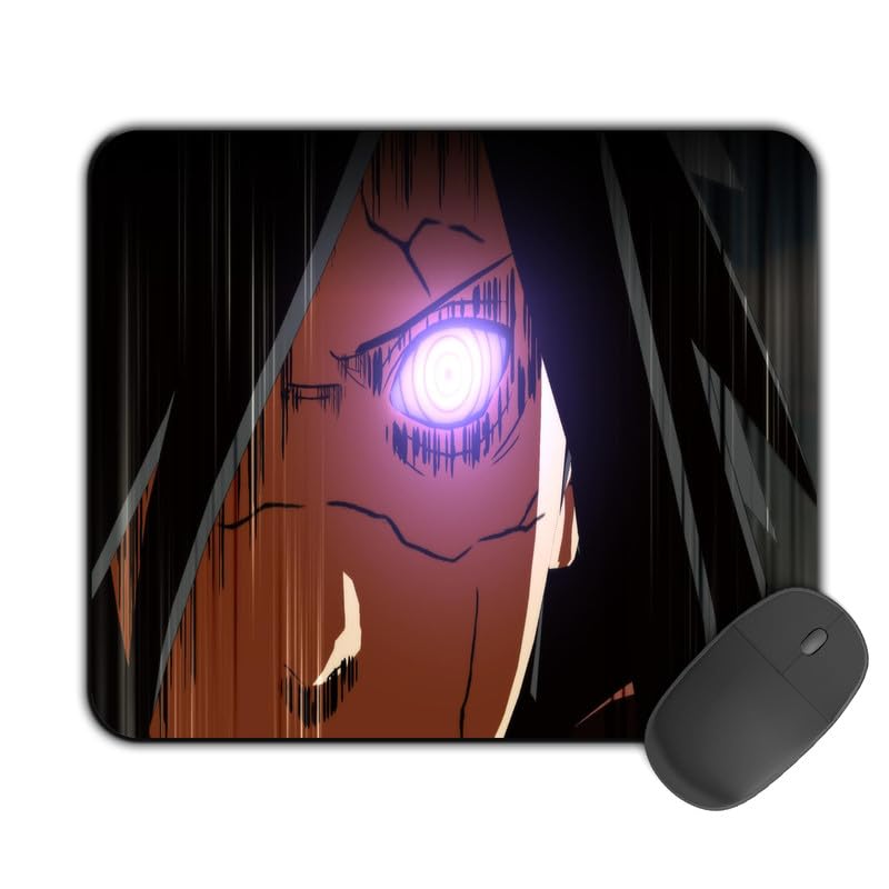 Image of Kirmada Gaming Mouse Pad - Reincarnated Madara (Naruto) Non-Slip Rubber Base - Durable, Smooth Surface, Ergonomic Design, Easy to Clean -Small Size for Mackbook,Laptop,Desktop