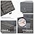 JOIVI 5 Piece Outdoor Patio Furniture Set, Wicker Patio Conversation Sets, Patio Rattan Chairs with Cushions, Ottoman and Coffee Table for Porch, Balcony, Garden (Gray Cushion)