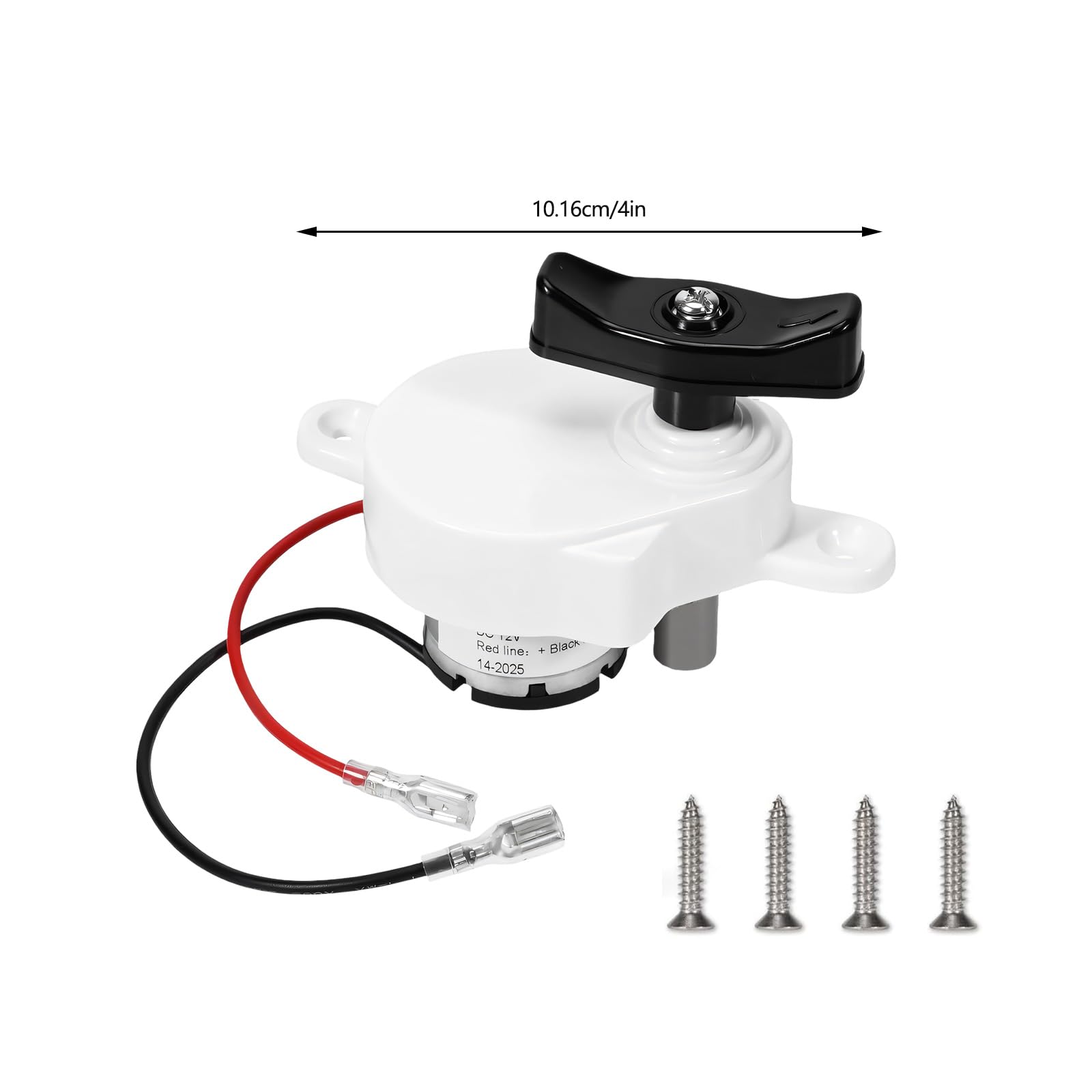 K6010 81 - Motor de elevación de ventilador de ventilación de 17 velocidades con carcasa resistente a los rayos UV y tornillos de acero inoxidable, tornillos de motor de acero inoxidable