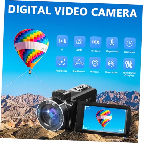 Cámara digital de vlogging ligera táctil para proyectos creativos 3