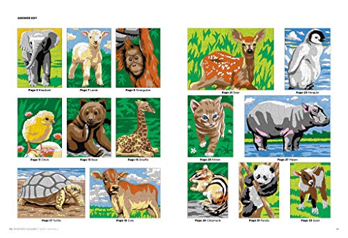 Mystery Colors: Baby Animals: Color By Number & Discover the Magic