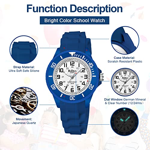 Boys-Watches-for-6-15-Year-Old-Waterproof-Analogue-Quartz-Children-with-Silicone-Unisex-Kids-Watch