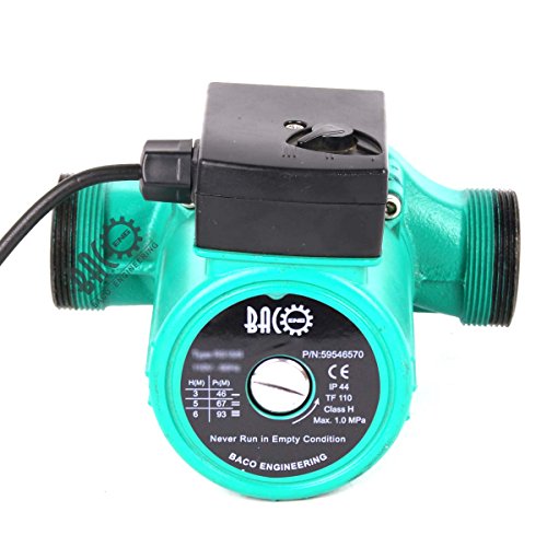 Preisvergleich Produktbild BACOENG 2" 230V Heizungspumpe Umwälzpumpe 32-80 Hocheffizienzpumpe(RS32 / 8, Grün)
