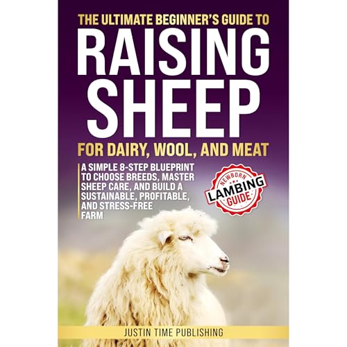 The Ultimate Beginner's Guide to Raising Sheep for Dairy, Wool, and Meat Audiolibro Por Justin Time Publishing arte de portad