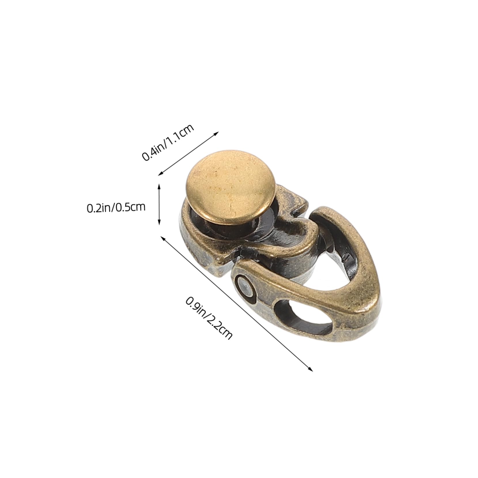 LIFKOME 20pcs Multi-functional Boot Hooks Alloy Boot Hooks Lace Fittings Lace Shoelace Buckles