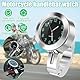 TaimeiMao Motorraduhr,Wasserdicht Leuchtend Motorraduhren für Lenker,Lenkerhalterung Uhr für Motorräder,Motorrad Fahrrad Uhr Universal,Motorrad zubehör für Motorräder(Silber)