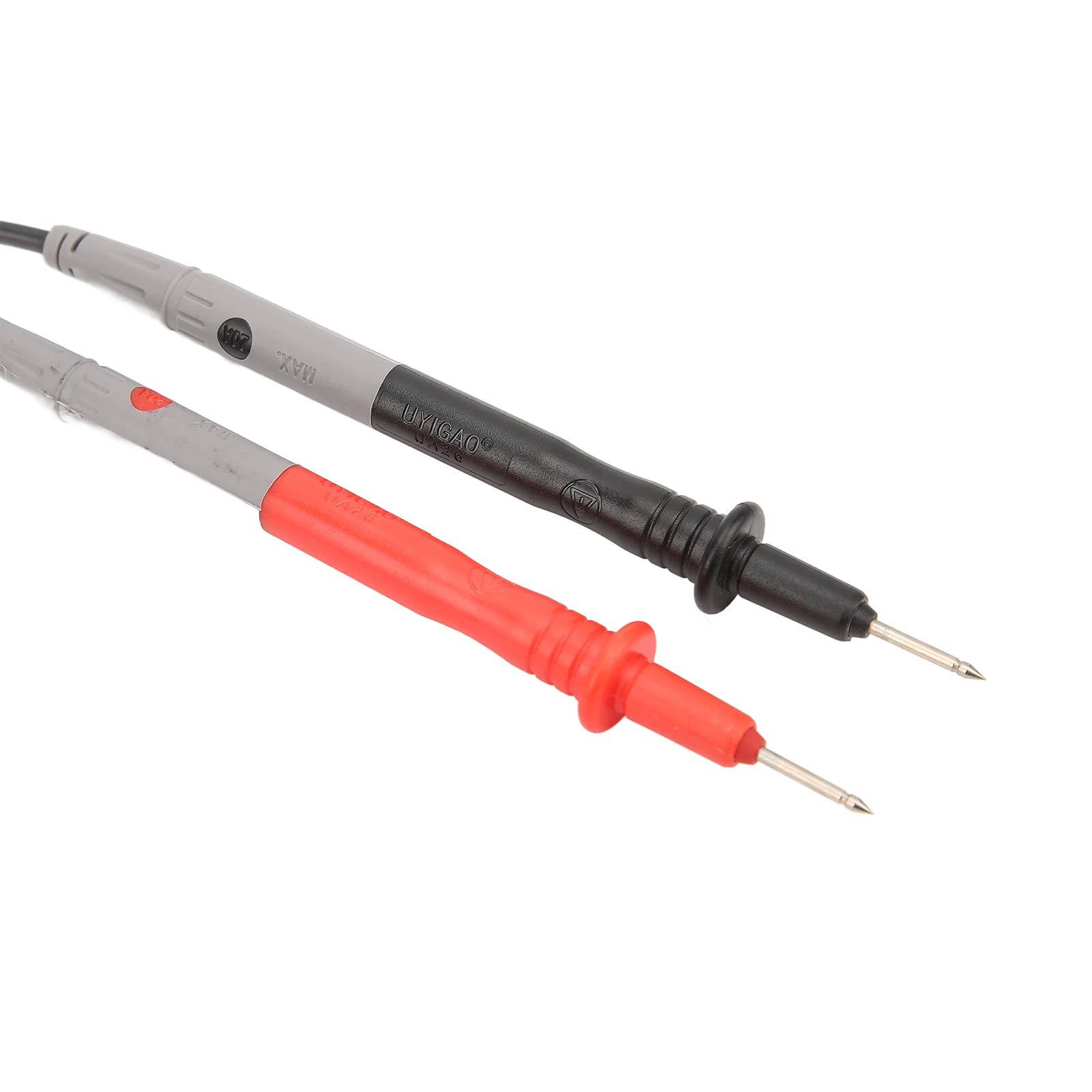 10er-Set Klemm-Multimeter-Messleitungen mit Schutzkappen, lange Sonden-Multimeter-Anschlussleitungen für den Außenbereich (UA026(20A/1KV))
