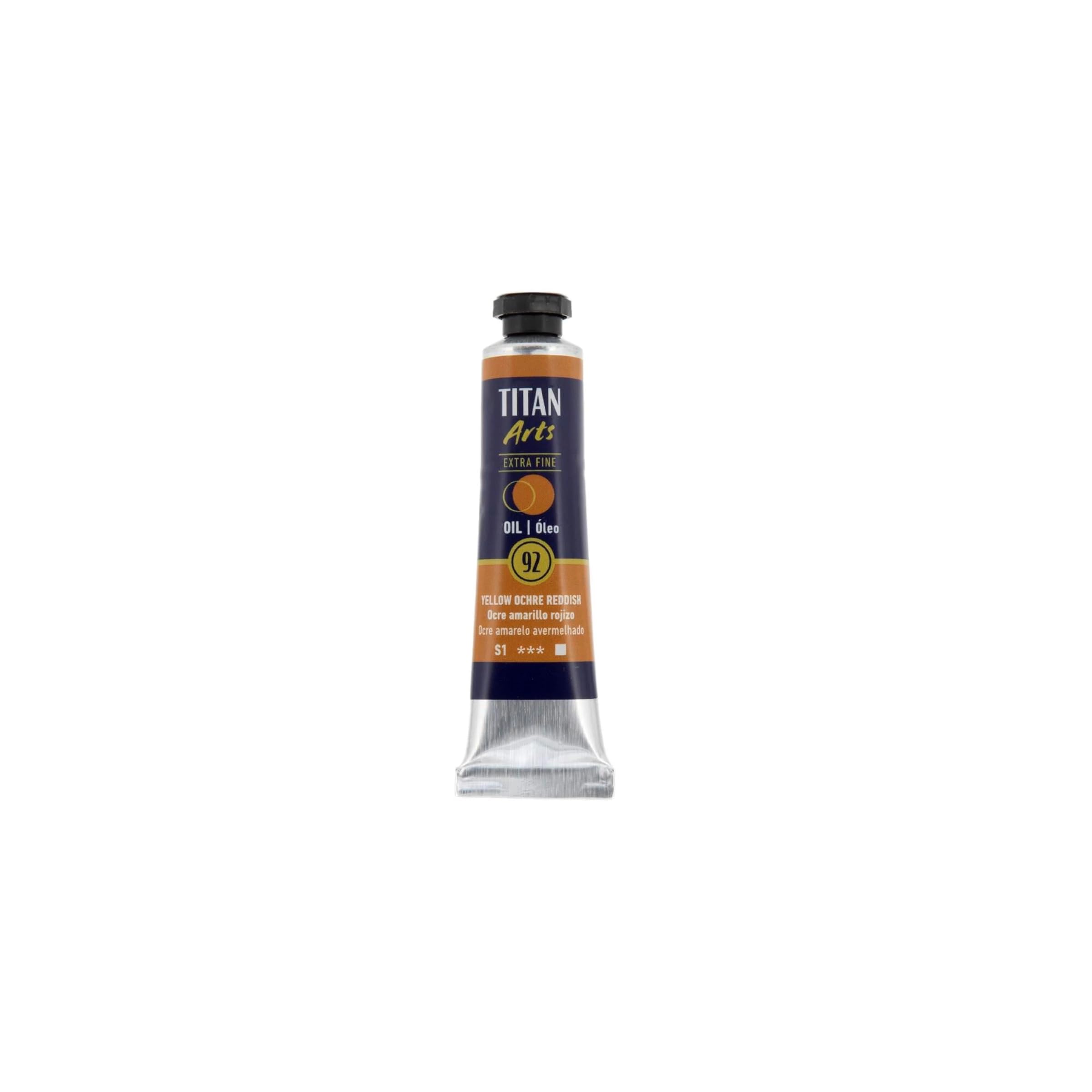 ÓLEO OCRE AMARILLO ROJIZO TITAN Extrafino 6 - 20ml. Nº 92