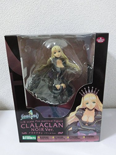 Figurine manga Clalaclan Noir Version Shining Wind 1/8 PVC écriture japonaise originale