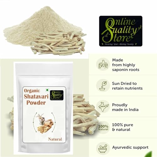 Image of Online Quality Store Natural Shatavari Root Powder, 100g | Shatavari Kalpa Powder, Shatavari Churna